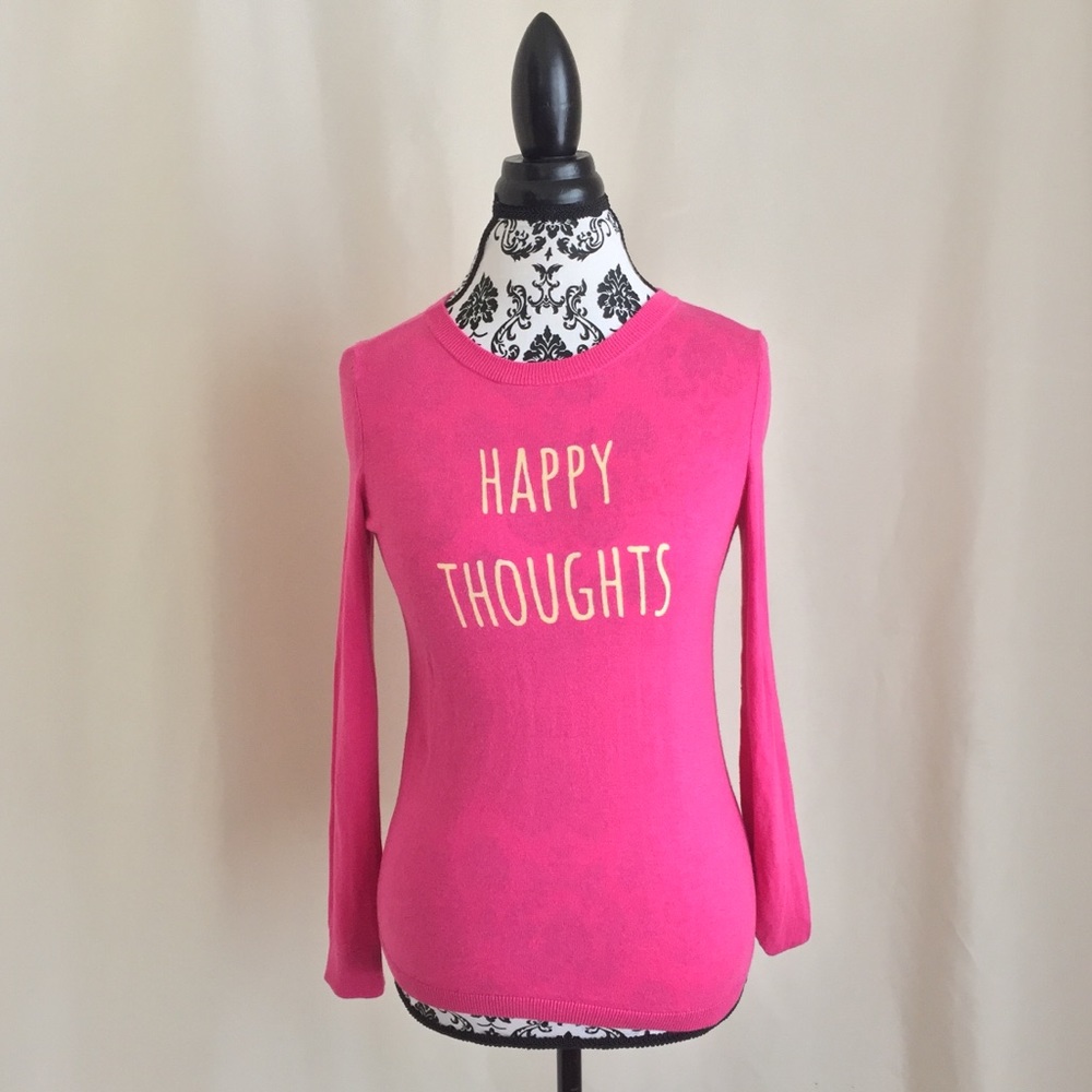 “Happy Thoughts” Sweater by Talbots Petites
